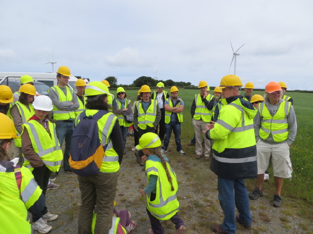 Fullabrook wind farm site visit